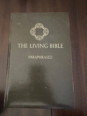 The Living Bible Paraphrased By Tyndale 1973 Hardcover Edition